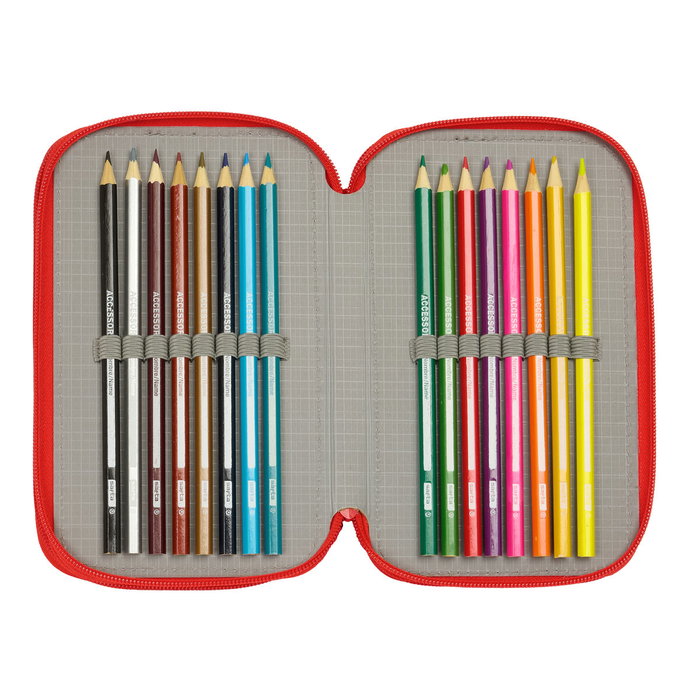 Safta Plumier Escolar Spidey Marvel Triple Cremallera 37 Piezas Safta Plumier Escolar Spidey Marvel Triple Cremallera 37 Piezas