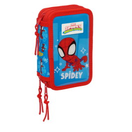 Safta Plumier Spidey Marvel triple cremallera de 37 piezas