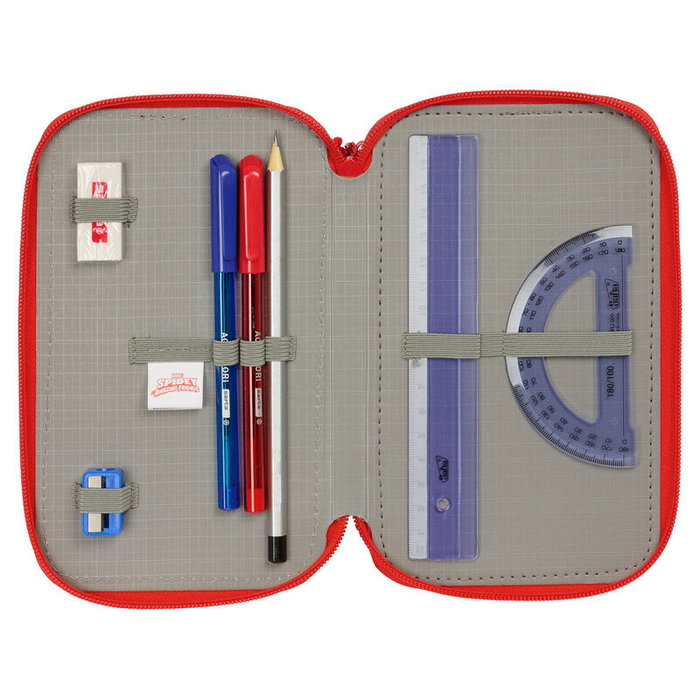 Safta Plumier Escolar Spidey Marvel Triple Cremallera 37 Piezas Safta Plumier Escolar Spidey Marvel Triple Cremallera 37 Piezas