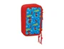 Safta Plumier Escolar Triple Cremallera 37 Piezas Colección Spidey, Dimensiones 195x125x55 mm