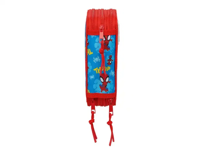 Safta Plumier Escolar Triple Cremallera 37 Piezas Colección Spidey, Dimensiones 195x125x55 mm Safta Plumier Escolar Triple Cremallera 37 Piezas Colección Spidey, Dimensiones 195x125x55 mm