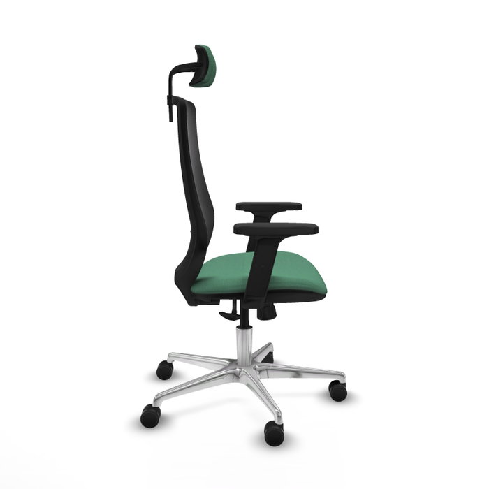 PIQUERAS Y CRESPO Silla de oficina Mardos con mecanismo Sincro, Verde esmeralda y Negro PIQUERAS Y CRESPO Silla de oficina Mardos con mecanismo Sincro, Verde esmeralda y Negro