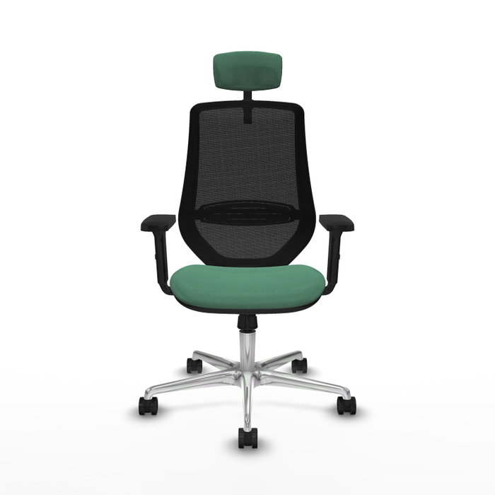 PIQUERAS Y CRESPO Silla de oficina Mardos con mecanismo Sincro, Verde esmeralda y Negro PIQUERAS Y CRESPO Silla de oficina Mardos con mecanismo Sincro, Verde esmeralda y Negro