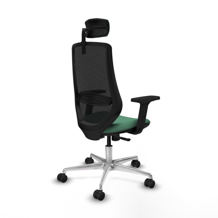 PIQUERAS Y CRESPO Silla de oficina Mardos con mecanismo Sincro, Verde esmeralda y Negro PIQUERAS Y CRESPO Silla de oficina Mardos con mecanismo Sincro, Verde esmeralda y Negro