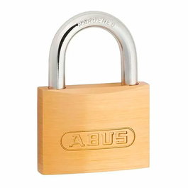 Abus Candado Latón 713/60, 60 mm con 2 llaves, medidas 58x43.5 mm y arco 32x31 mm