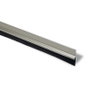 BRINOX Burlete Adhesivo de Aluminio con Goma de 100 cm Inoxidable