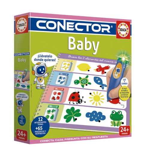 Educa Juego Conector Baby con Lápiz de Luz y Sonido Educa Juego Conector Baby con Lápiz de Luz y Sonido