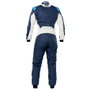 Omp Traje de Carreras Tecnica Evo FIA 8856-2018 Azul Marino / Gris / Cian Talla 64