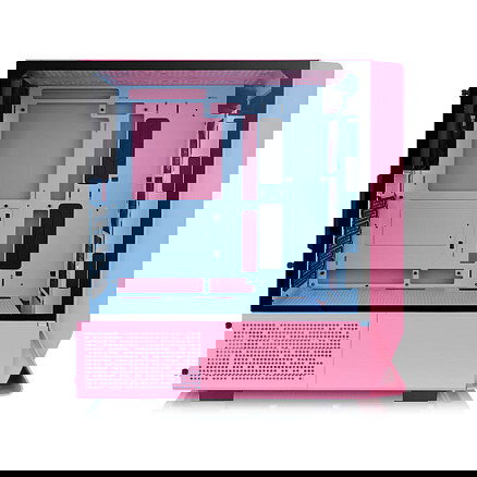 Thermaltake Ceres 350 MX Caja Midi Tower PC Rosa Bubble Pink ATX EATX micro ATX Mini-ITX SPCC con Ventana Lateral e Iluminación Multi