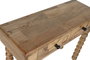 DKD Home Decor Consola de Mango Geométrico Marrón