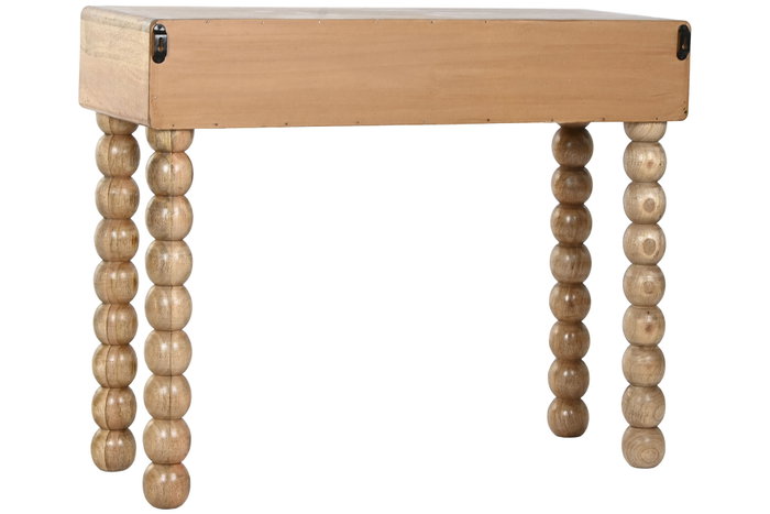DKD Home Decor Consola de Mango Geométrico Marrón DKD Home Decor Consola de Mango Geométrico Marrón