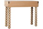 DKD Home Decor Consola de Mango Geométrico Marrón