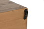 DKD Home Decor Consola de Mango Geométrico Marrón