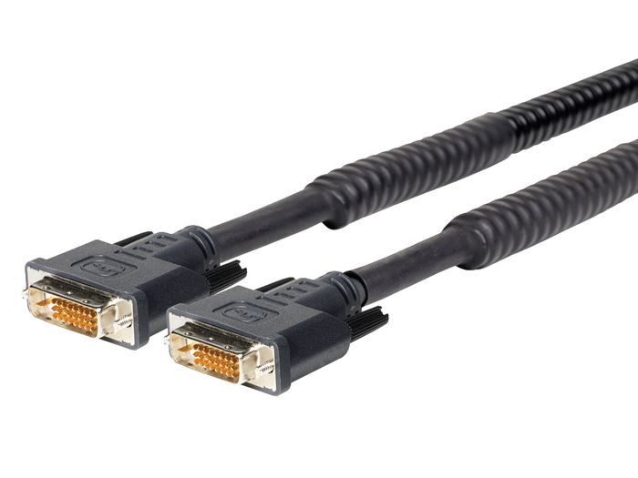 Vivolink Cable DVI-D Pro Blindado para Exterior 10 Metros, Resistente a Humedad y Corrosión, Alto Rendimiento Vivolink Cable DVI-D Pro Blindado para Exterior 10 Metros, Resistente a Humedad y Corrosión, Alto Rendimiento