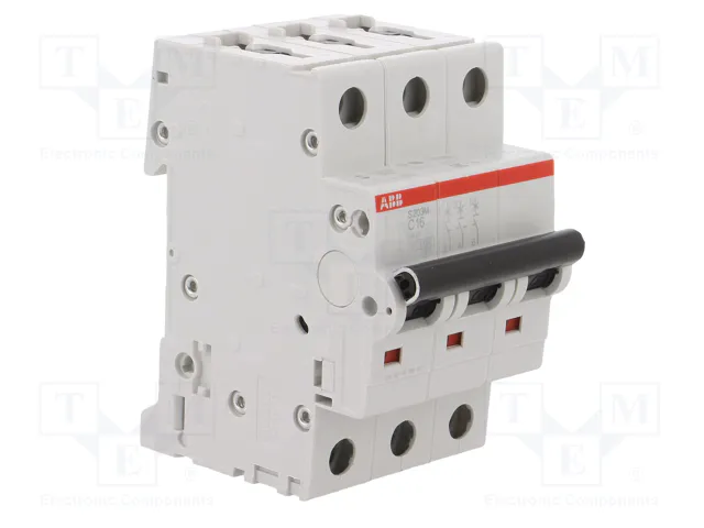 ABB S203M-C16 Interruptor magnetotérmico en miniatura Tipo C 25000 A IP20