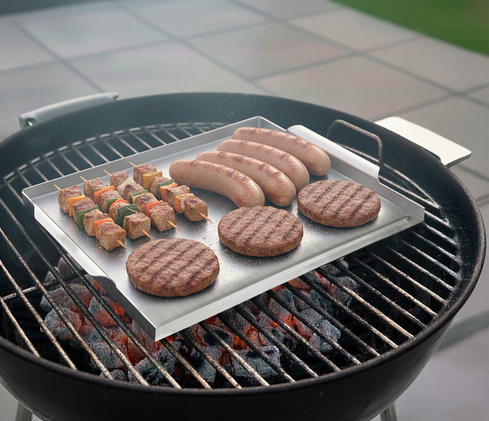 Inde Plancha Barbacoa Plana Algon BBQ 40x29cm