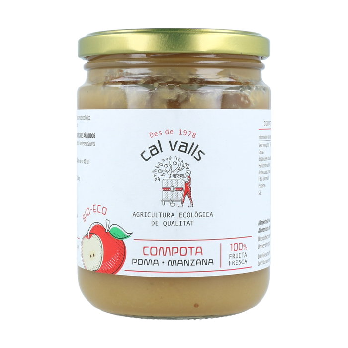 Cal Valls Compota de Manzana Eco 400 g Cal Valls Compota de Manzana Eco 400 g