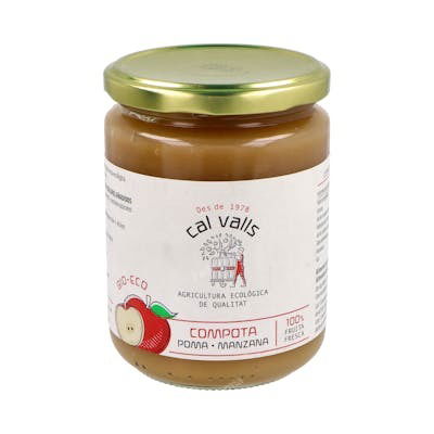 CAL VALLS Compota de Manzana 400gr Eco CAL VALLS Compota de Manzana 400gr Eco
