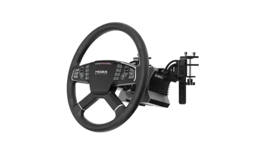 MOZA RACING Volante de Carreras RS071 para American Truck Simulator y Euro Truck Simulator 2, Negro MOZA RACING Volante de Carreras RS071 para American Truck Simulator y Euro Truck Simulator 2, Negro
