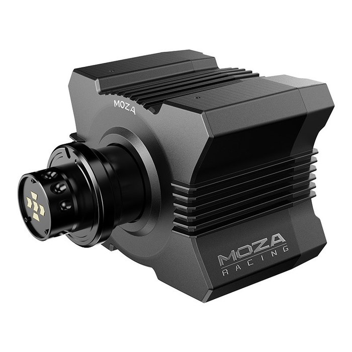 MOZA RACING Bundle R5 + Volante RS071 con Base Direct Drive 5Nm y Pedales, Negro
