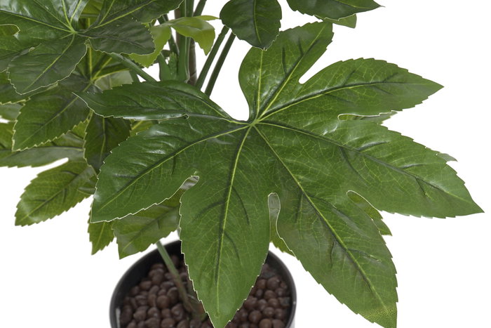 DKD Home Decor Planta PVC Fatsia Japonica Verde 64x64x90 cm
