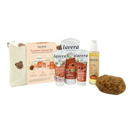 LAVERA Neceser Regalo Bienvenido Bebe - Kit de Cuidado Ecológico para Recién Nacido