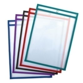 Funda Colorline Escribe Y Borra Para Fichas Reutilizable (Set de 10)