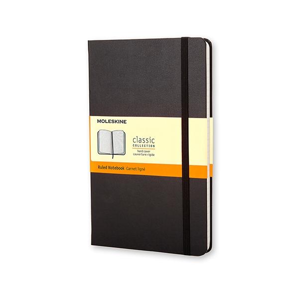 Moleskine Cuaderno Classic Tapa Dura Negro Rayado 13x21 cm Moleskine Cuaderno Classic Tapa Dura Negro Rayado 13x21 cm