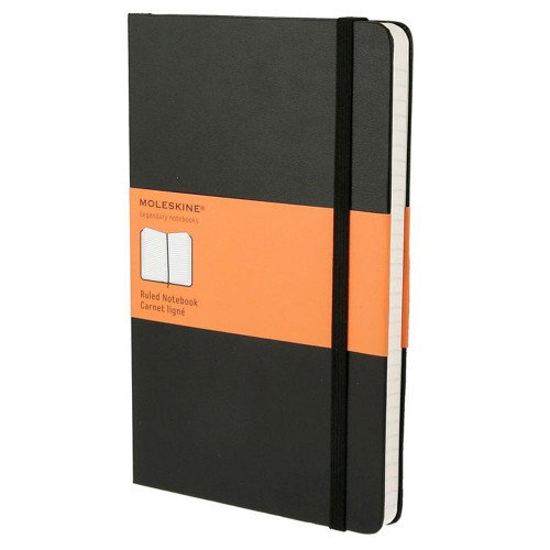 Moleskine Cuaderno Classic Tapa Dura Negro Rayado 13x21 cm Moleskine Cuaderno Classic Tapa Dura Negro Rayado 13x21 cm
