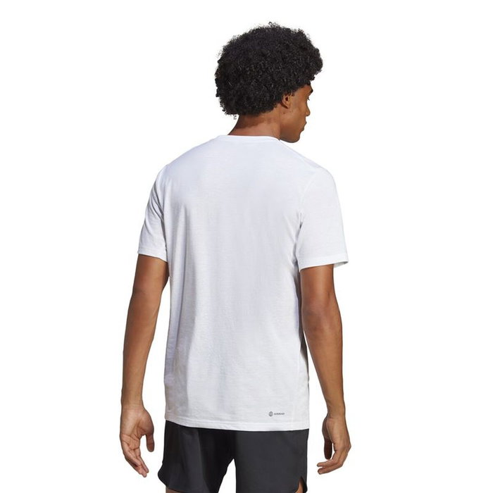 Camiseta de Manga Corta Hombre Adidas Train Essentials Blanco L