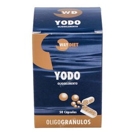 WAYDIET NATURAL PRODUCTS Yodo Oligogranulos 50 Capsulas Contribuye al Metabolismo Energético y a la Función Tiroidea
