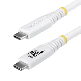 StarTech.com Cable USB4 de 2m Blanco (20Gbps, PD 240W EPR)