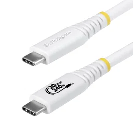 StarTech.com Cable USB4 USB-C de 2m, 20 Gbps, 240W, Blanco
