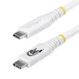 StarTech.com Cable USB4 USB-C de 2m, 20 Gbps, 240W PD, Blanco