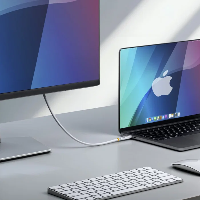 StarTech.com Cable USB4 USB-C de 2m, 20 Gbps, 240W PD, Blanco