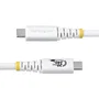 StarTech.com Cable USB4 USB-C de 2m, 20 Gbps, 240W PD, Blanco
