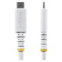 StarTech Cable USB4 USB-C de 2m, 20 Gbps, Blanco