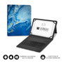 Subblim Keytab Pro BT Trendy Mármol Azul funda con teclado Bluetooth