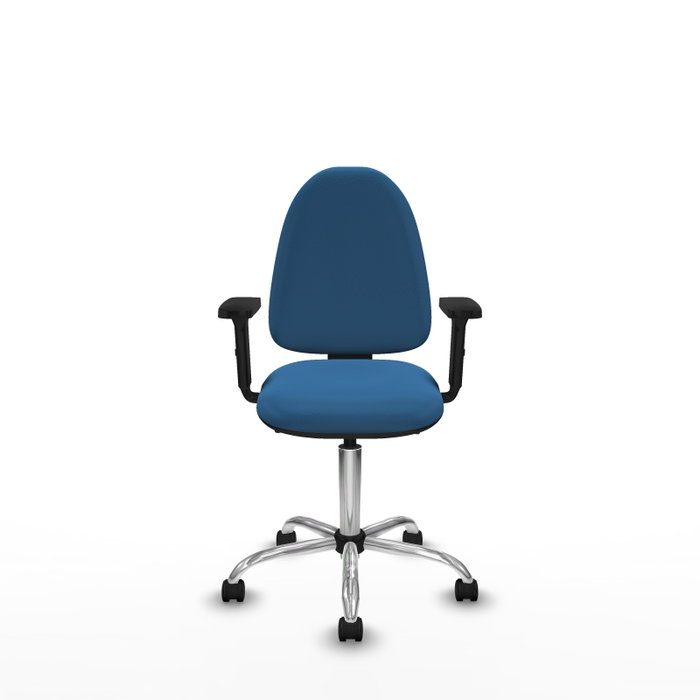 PIQUERAS Y CRESPO Silla de oficina Aýna Azul claro con mecanismo Asincro