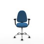 PIQUERAS Y CRESPO Silla de oficina Aýna Azul claro con mecanismo Asincro