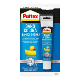 Pattex Silicona Neutra Baños y Cocinas Transparente 50 ml
