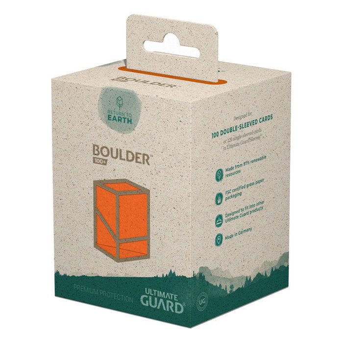 Ultimate Guard Return to Earth Boulder 100+ - Orange Ultimate Guard Return to Earth Boulder 100+ - Orange