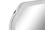 DKD Home Decor Espejo MDF Blanco Desgastado 51x51 cm