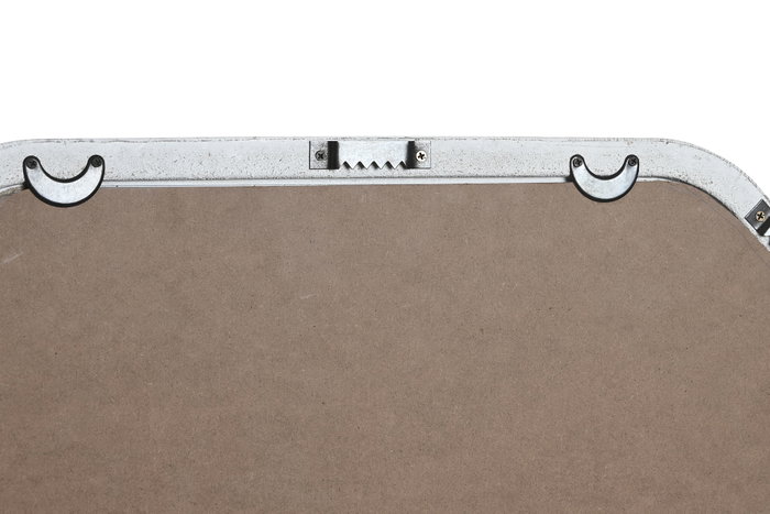 DKD Home Decor Espejo MDF Blanco Desgastado 51x51 cm