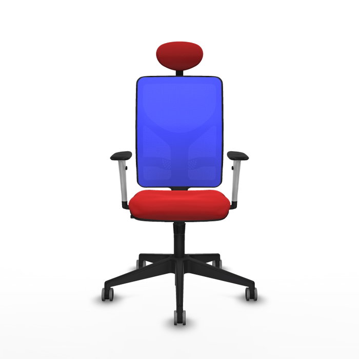 PIQUERAS Y CRESPO Silla de oficina Motilla con mecanismo Sincro, Rojo y Azul PIQUERAS Y CRESPO Silla de oficina Motilla con mecanismo Sincro, Rojo y Azul