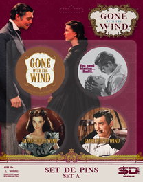 Gwtw Set A De 4 Pins Lo Que El Viento Se Llevo