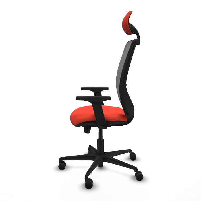 PIQUERAS Y CRESPO Silla de oficina Zulema Naranja oscuro y Gris PIQUERAS Y CRESPO Silla de oficina Zulema Naranja oscuro y Gris