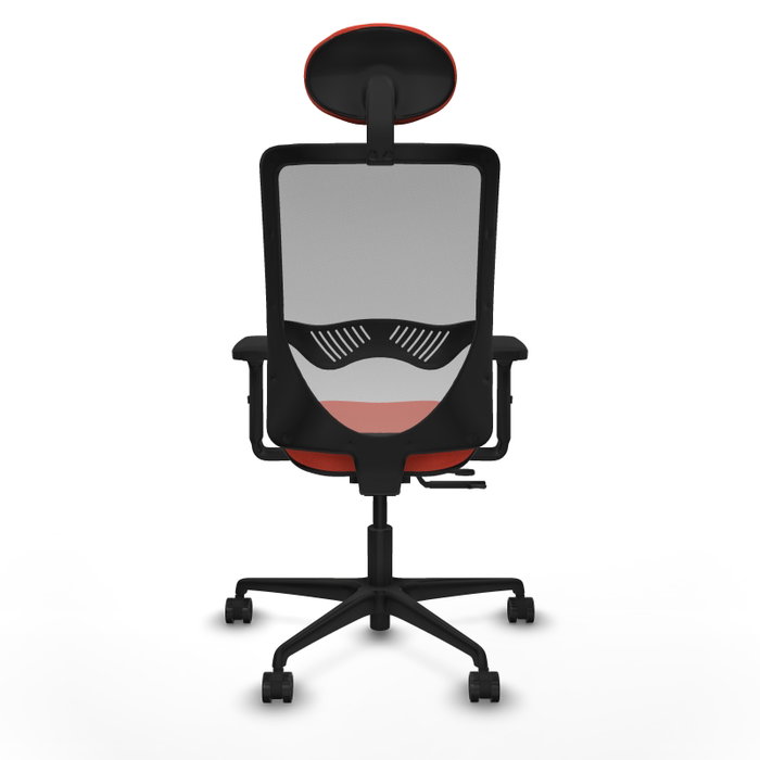 PIQUERAS Y CRESPO Silla de oficina Zulema Naranja oscuro y Gris PIQUERAS Y CRESPO Silla de oficina Zulema Naranja oscuro y Gris