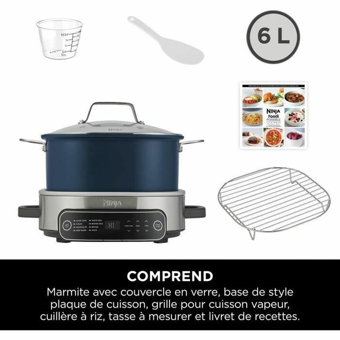 Ninja PossibleCooker Foodi MC1101EU, Olla de cocción lenta de 6 l Ninja PossibleCooker Foodi MC1101EU, Olla de cocción lenta de 6 l