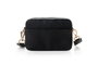Vicenza Bolso Bandolera Negro y Crema de Piel de Polivinilo - Black